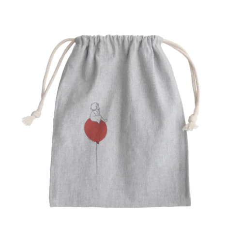 風船少女 Mini Drawstring Bag