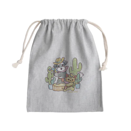 「ワンシーン」 Mini Drawstring Bag