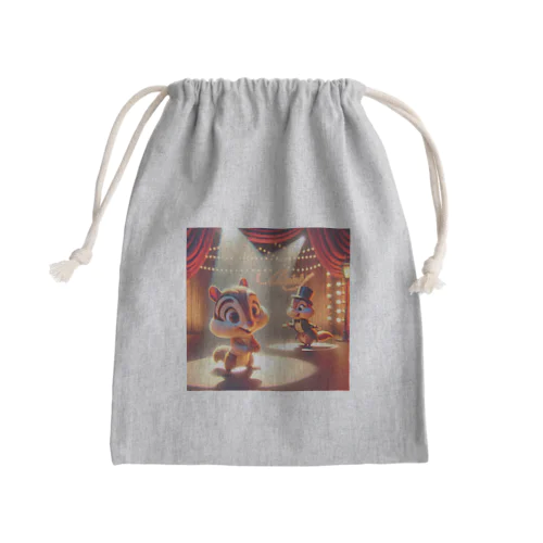 仲良しRISU Mini Drawstring Bag