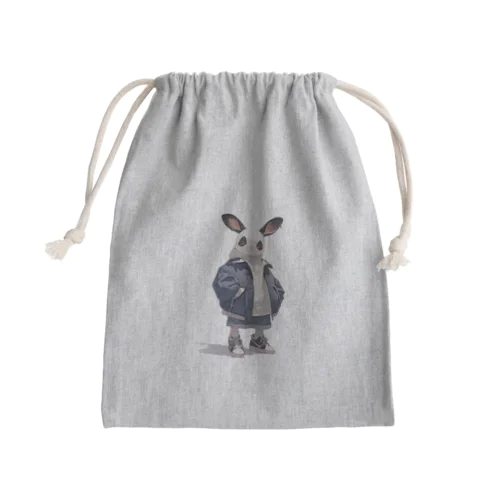 うさぎ君 BeeBee 1786 Mini Drawstring Bag