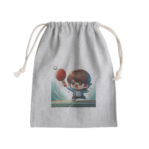 卓球小僧 Mini Drawstring Bag