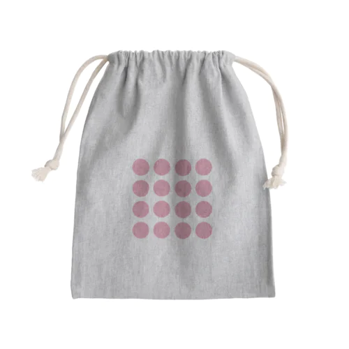 シンプルドットデザインシリーズ11 Mini Drawstring Bag