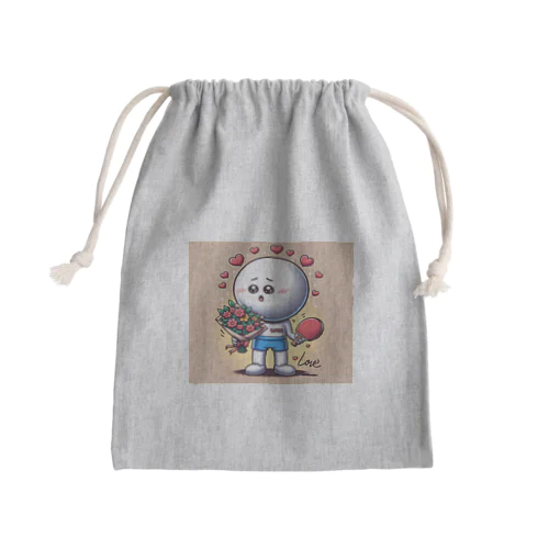 卓球マン Mini Drawstring Bag