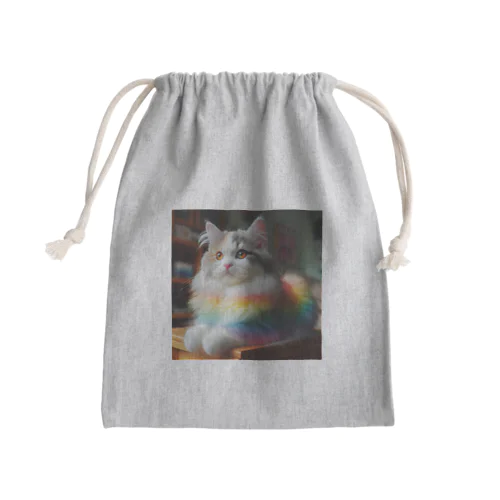 虹色CAT Mini Drawstring Bag