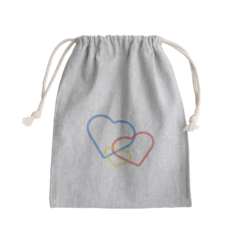 3ハート　あなたと私の未来 Mini Drawstring Bag