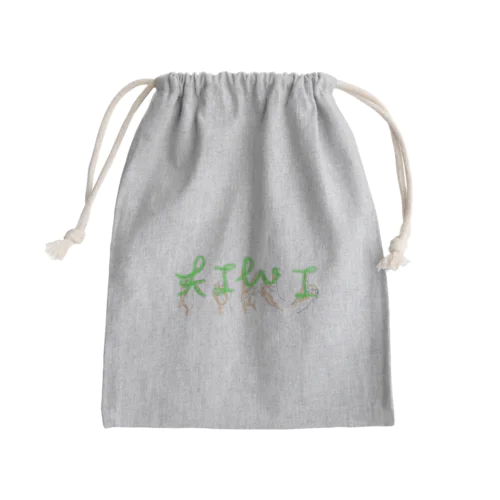 KIWI撮影会ハンドロゴ Mini Drawstring Bag