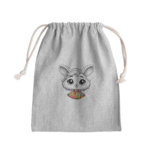 うさちゃん Mini Drawstring Bag