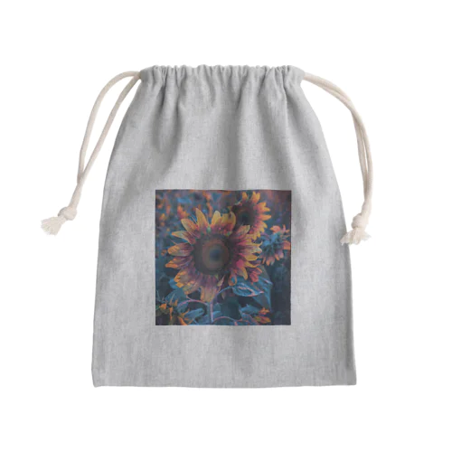 ひまわりの色が変わった❣️ラフルール　1859 Mini Drawstring Bag