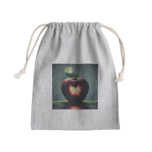 This is a Apple　3 Mini Drawstring Bag