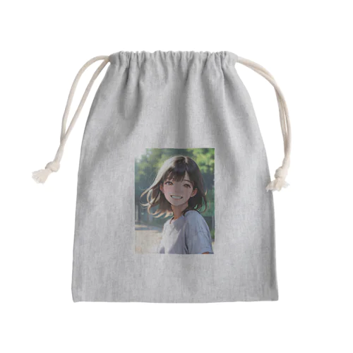 元気をもらえる笑顔 Mini Drawstring Bag