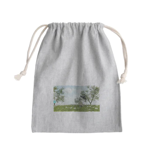 03,,incomplete Mini Drawstring Bag