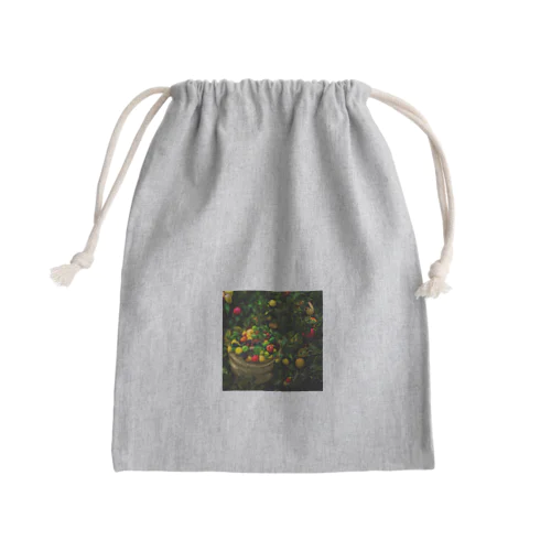 大地の恵み Mini Drawstring Bag