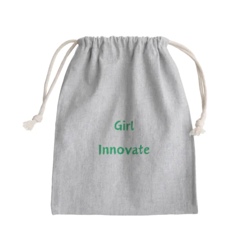 Girl Innovate-女性が革新的であることを指す言葉 きんちゃく