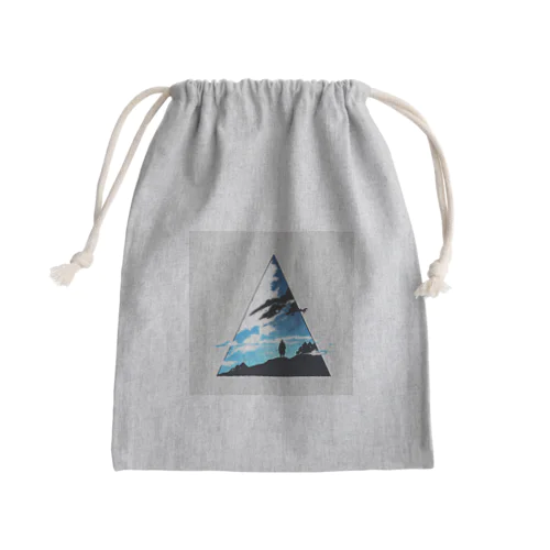 Pyramid Mini Drawstring Bag