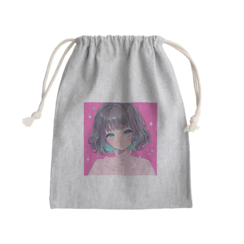 niji girl Mini Drawstring Bag