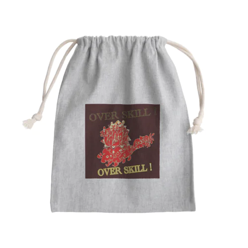 OVER SKILL!  Mini Drawstring Bag