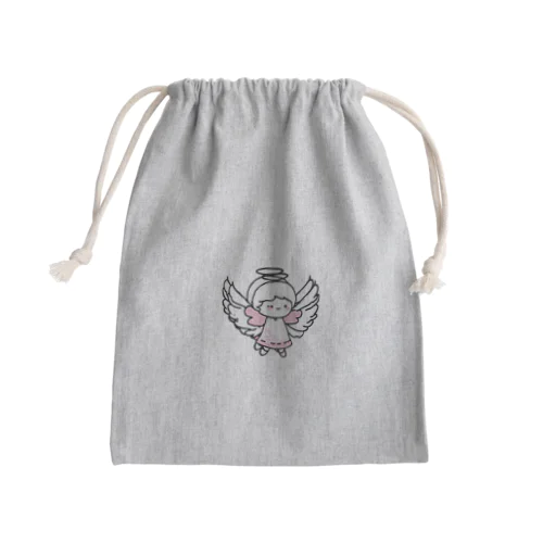 恋愛ピンクエンジェル Mini Drawstring Bag