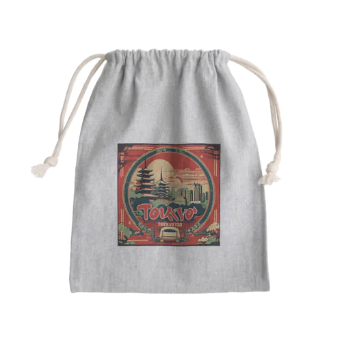 東京っぽいロゴ Mini Drawstring Bag