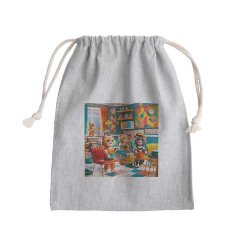 子猫のお店開発 Mini Drawstring Bag