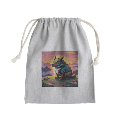 犬？ Mini Drawstring Bag