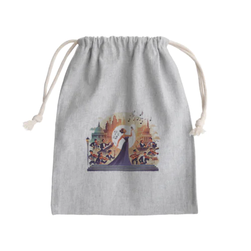 夢の中に迷い込んだかのようなミュージカル Mini Drawstring Bag