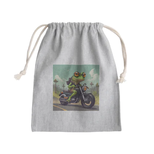 カエルライダー4兄弟　次男　ルカ Mini Drawstring Bag