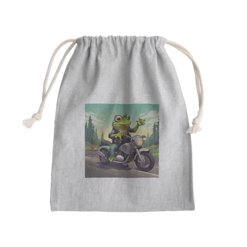 カエルライダー4兄弟　3男　パオロ Mini Drawstring Bag