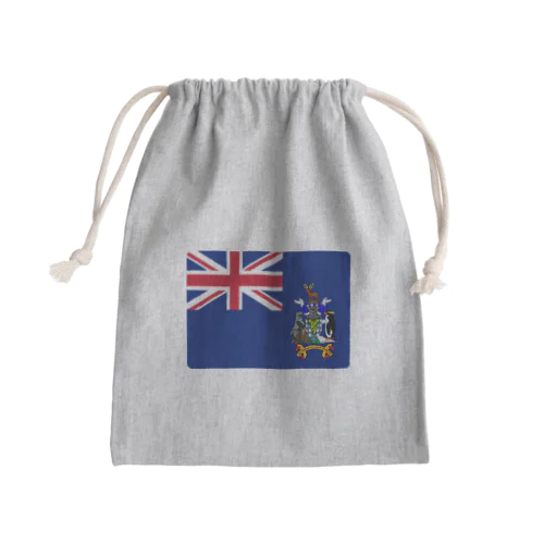 サウスジョージア・サウスサンドウィッチ諸島の旗 Mini Drawstring Bag