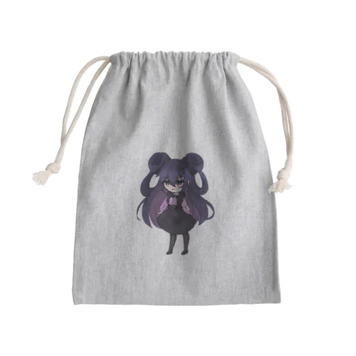 病みかわいい女の子 Mini Drawstring Bag