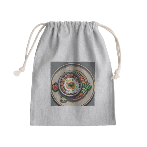 韓国料理 Mini Drawstring Bag