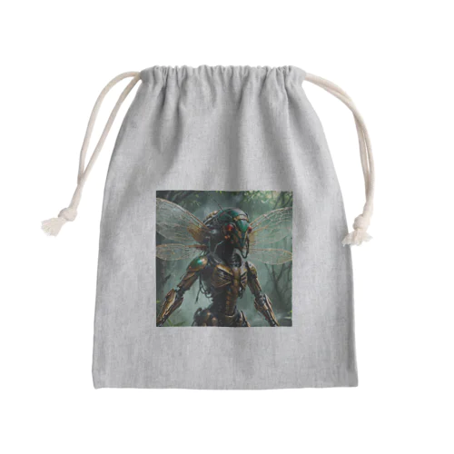 サイボーグ蝉 Mini Drawstring Bag