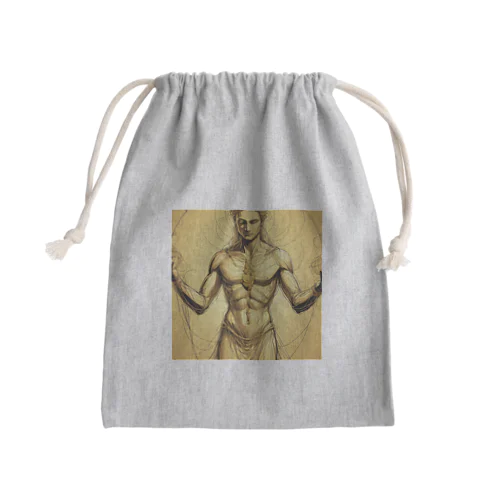 偶然出会えるように運命の糸を操る神様 Mini Drawstring Bag