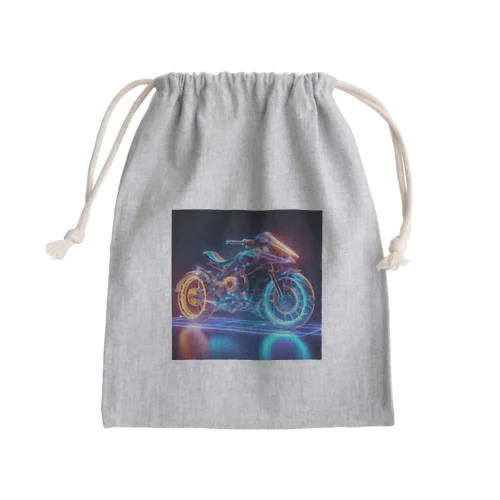 バイクホログラム Mini Drawstring Bag