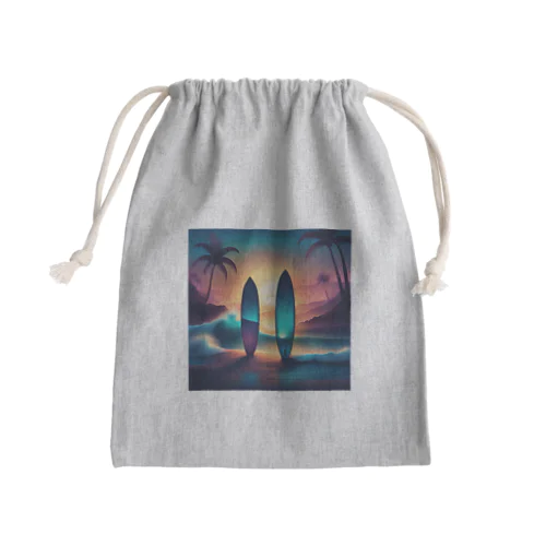 夏の夜 Mini Drawstring Bag