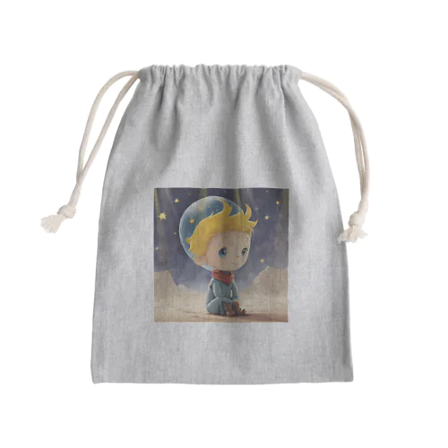 小さな星の王子さま Mini Drawstring Bag