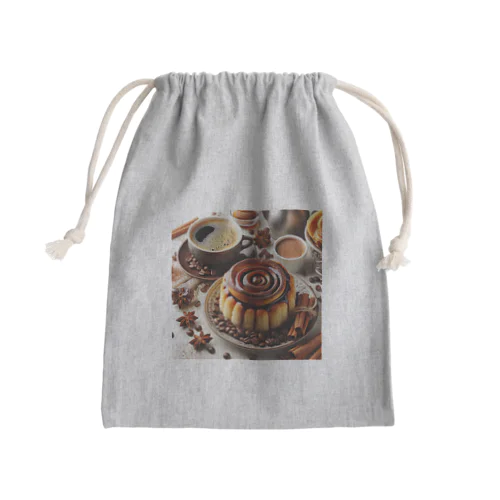 香り高いコーヒーの贅沢コンビネーション✨ Mini Drawstring Bag