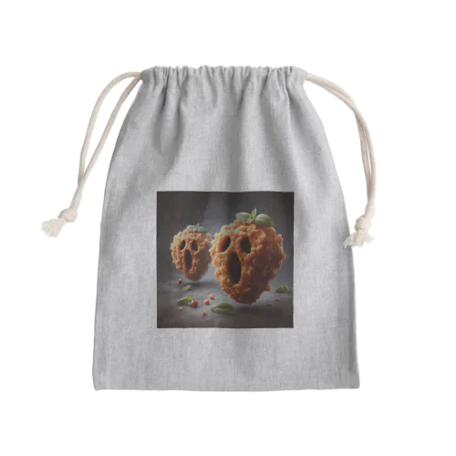 スクリームフライドチキン Mini Drawstring Bag