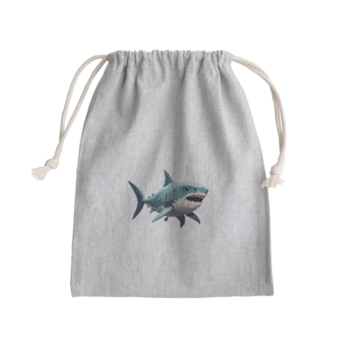 サメちゃん Mini Drawstring Bag