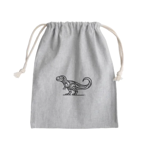 ティラノサウルス Mini Drawstring Bag