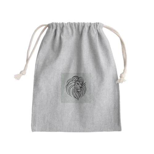 ライオン Mini Drawstring Bag
