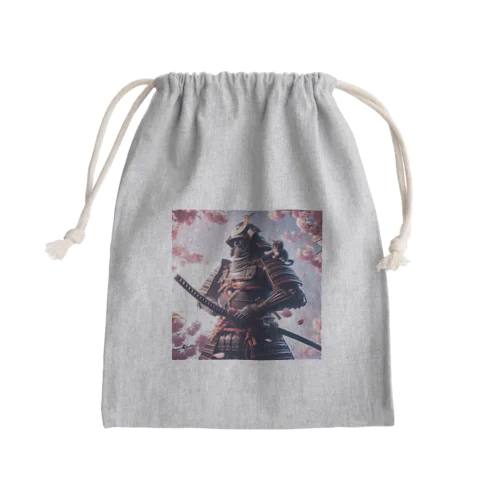 「侍スピリット」プレミアム侍Tシャツ Mini Drawstring Bag