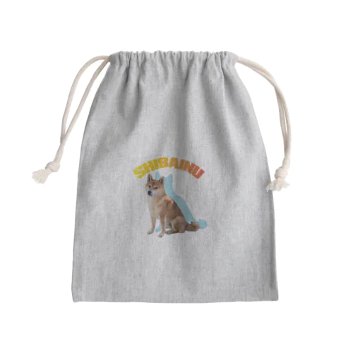 SHIBAINU（ソラくん）おすわり Mini Drawstring Bag