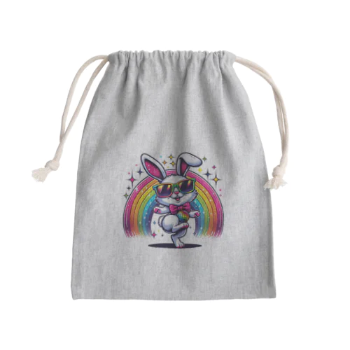 ファンキーラビット Mini Drawstring Bag