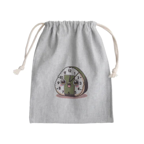 おにぎりタイム Mini Drawstring Bag