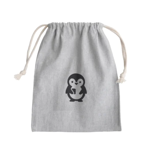 スマホペンギン Mini Drawstring Bag