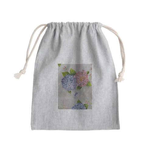 紫陽花 Mini Drawstring Bag