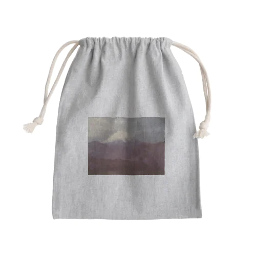 富士山を仰ぐ❗️ Mini Drawstring Bag