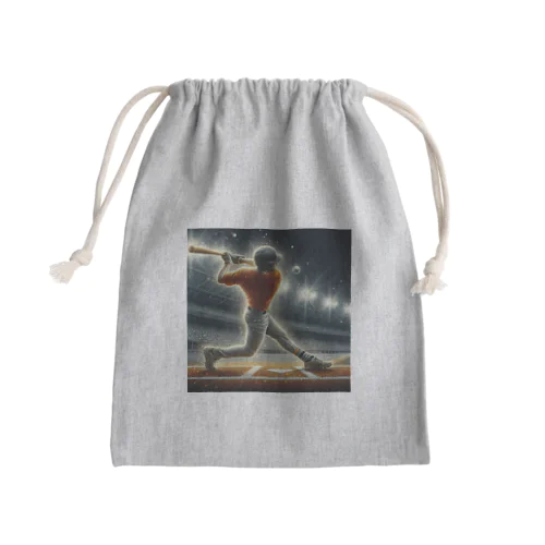 野球 Mini Drawstring Bag