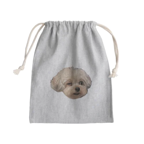 気が利きそうな犬 Mini Drawstring Bag