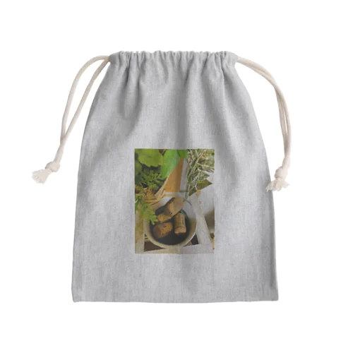 コルク集め Mini Drawstring Bag